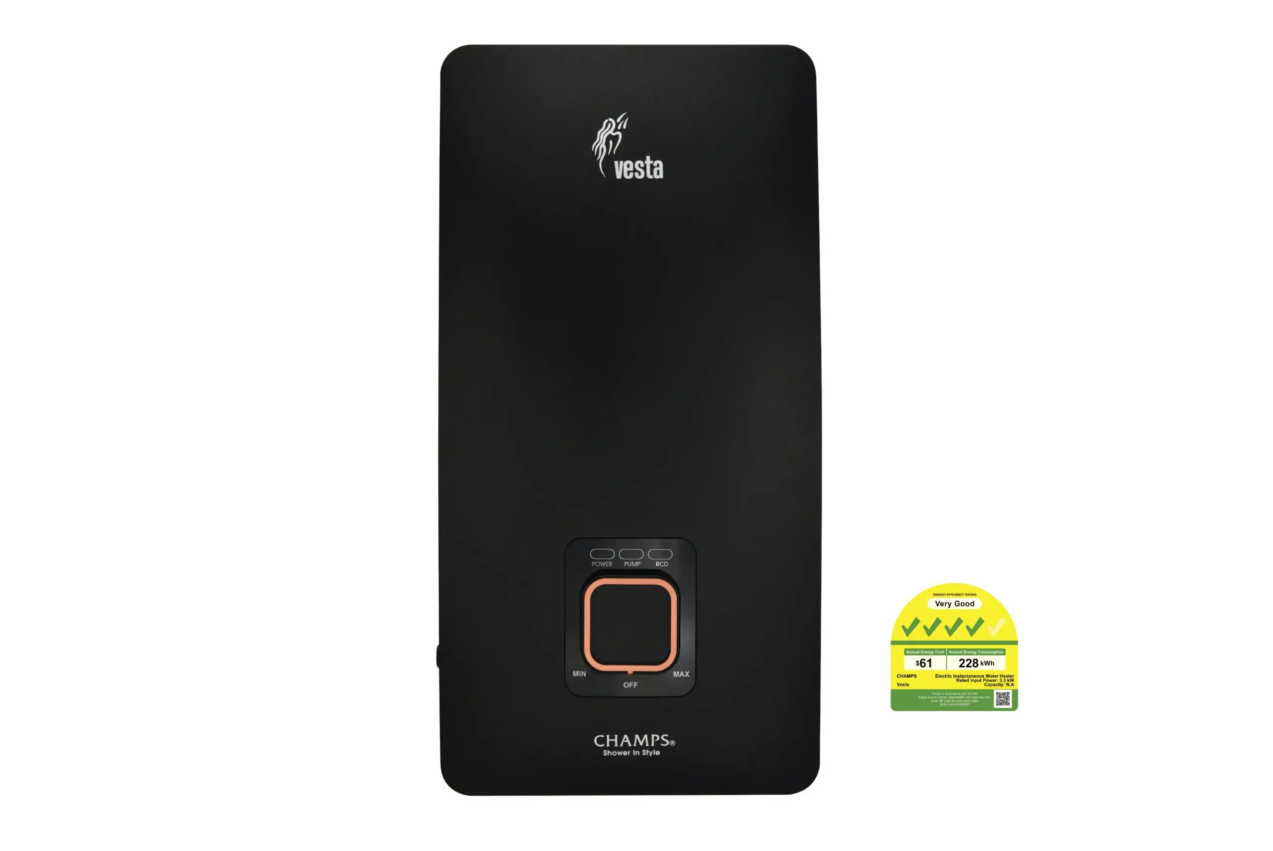 Champs Vesta Instant Water Heater (Rain Shower Set)