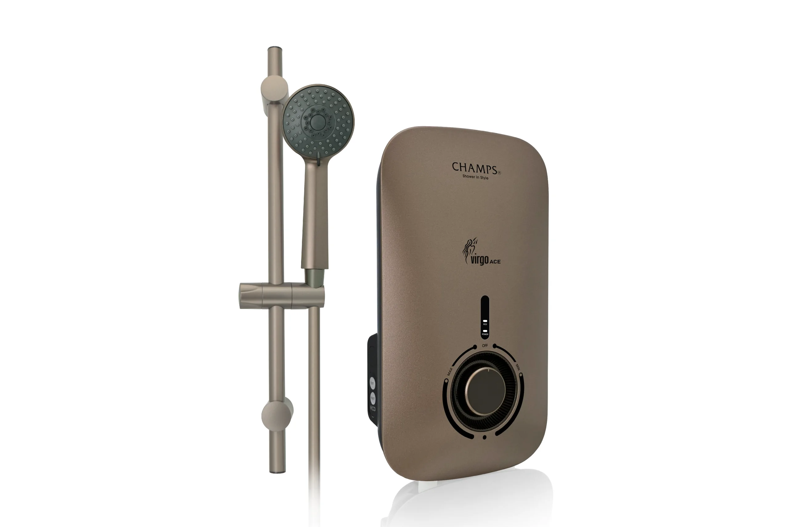 Champs Virgo Ace Instant Water Heater (Gunmetal)