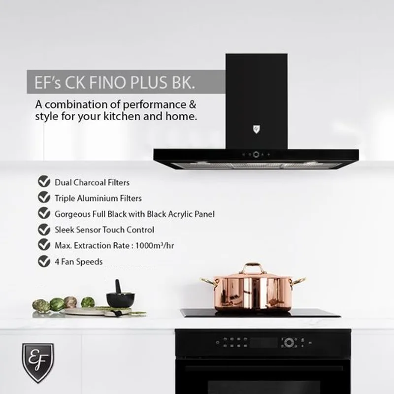 Cooker Hood 90CM - CK FINO PLUS BK