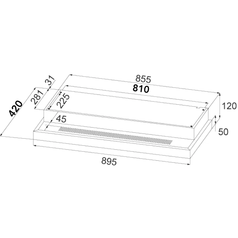 Cooker Hood 90CM - EFCH 9201T SS