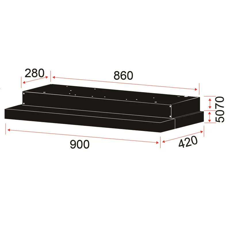 Cooker Hood 90CM - EFCH 9232 HM SS