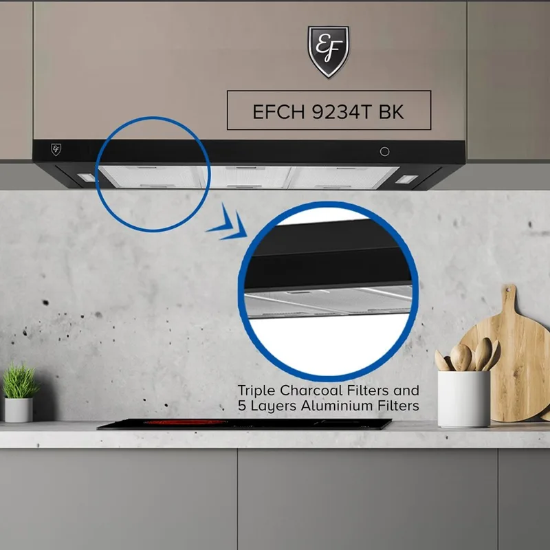 Cooker Hood 90CM - EFCH 9234T BK