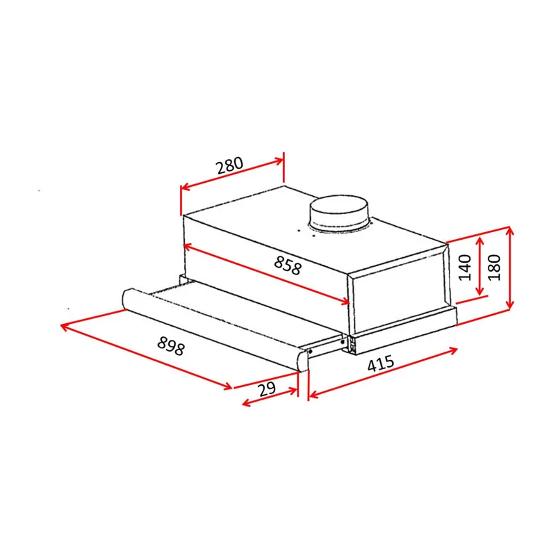 Cooker Hood 90CM - TF 5293/90L