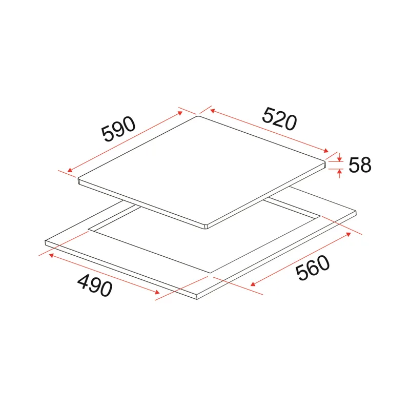 Induction Hob 60 CM- HB BI 583 A