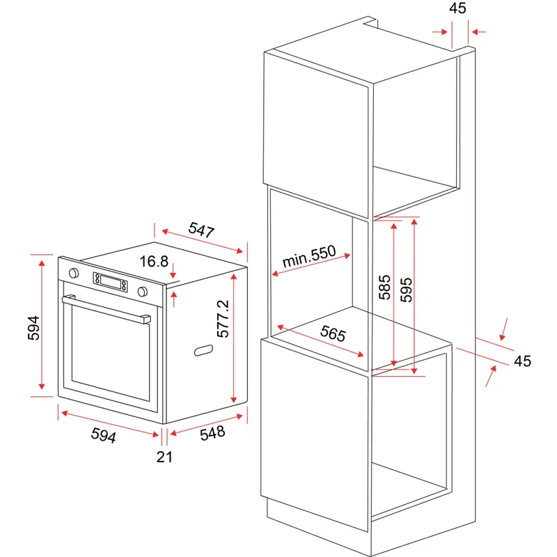 Oven - BO AE 86 A