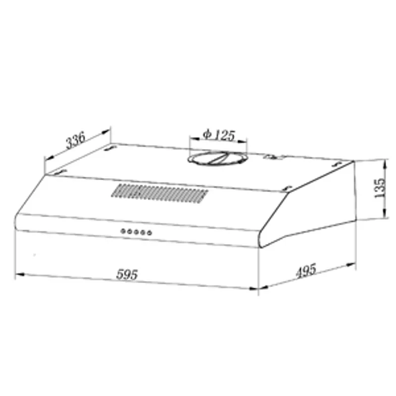 Slim Hood 60CM - EFCH 6105T SS