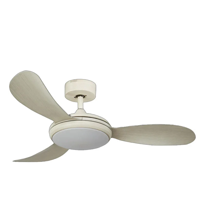 Fanco GIRASOL Ceiling Fan — 46-inch · Oak Grey · 3 blades · 36W three-tone LED