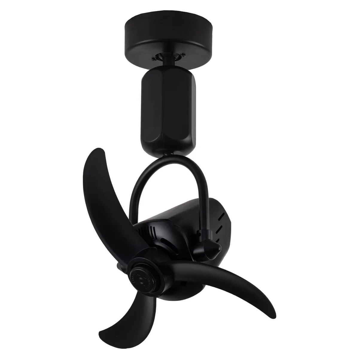 Fanco VINO Wall & Ceiling Corner Fan — 18-inch · Black motor / Black blades