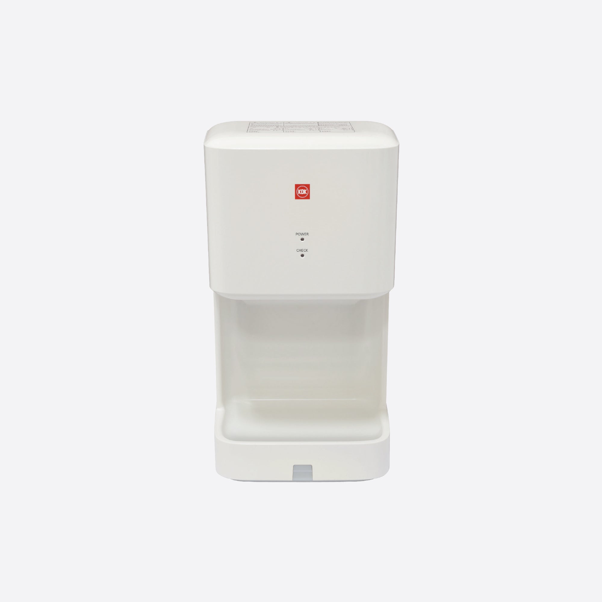 KDK T09AC Hand Dryer — Drain Pan + Water Tray, Quick-Dry