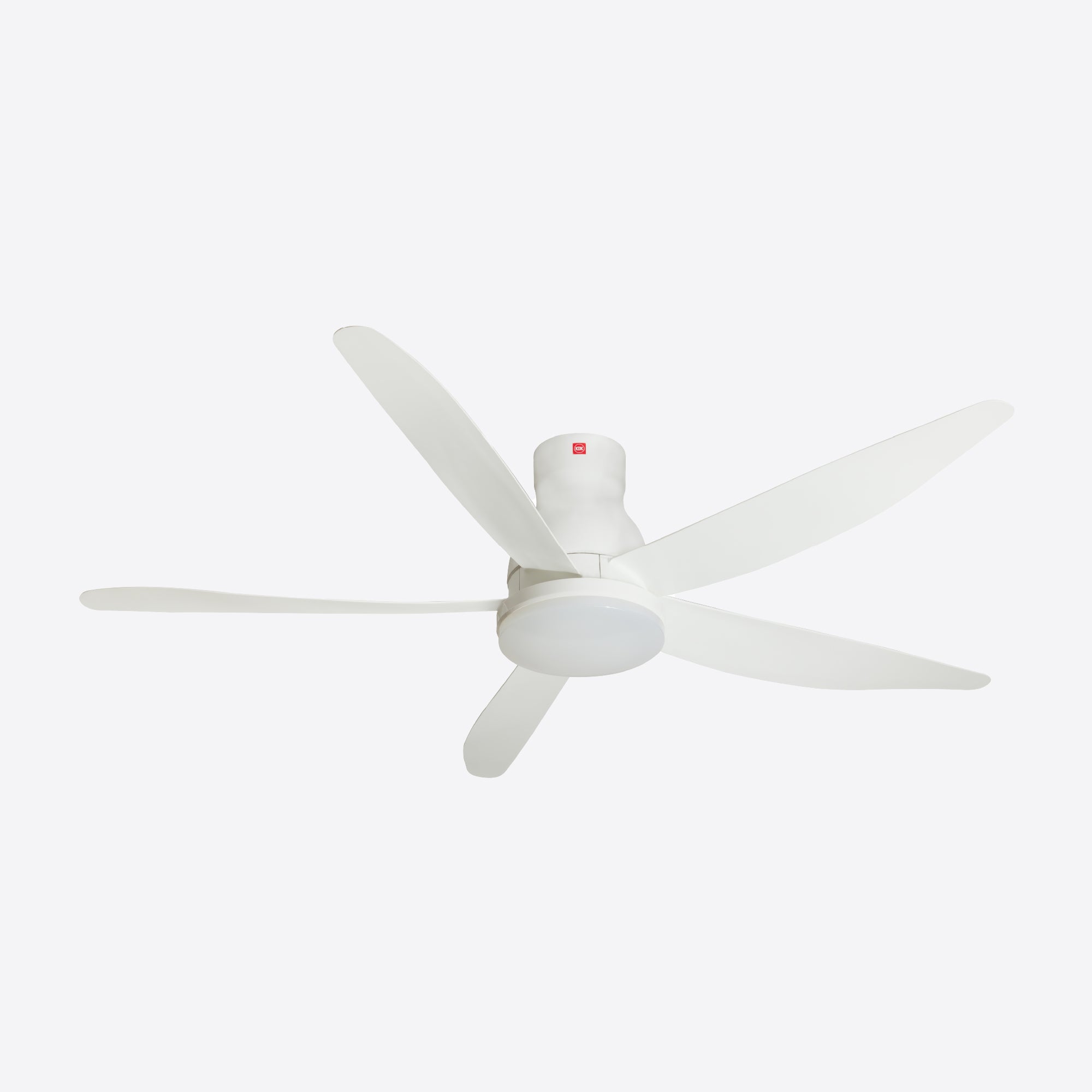 KDK U60FW 5-Blade DC Ceiling Fan with LED Light — 60″ (150cm)