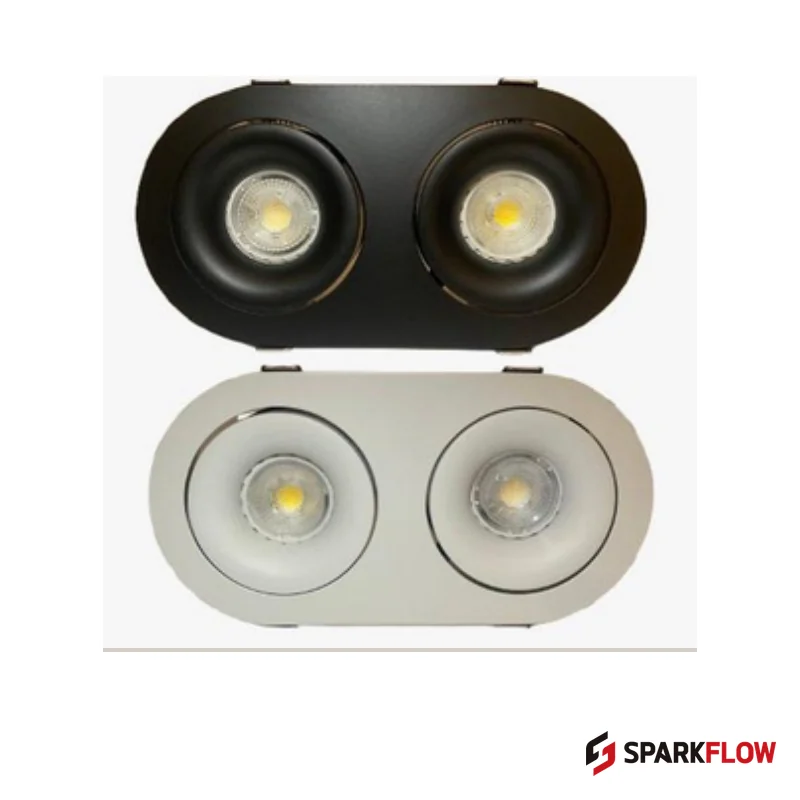 DSL-8819-RD Double recessed Spotlight — reference product image