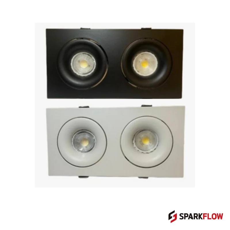 DSL-8819-SQ Double recessed Spotlight — reference product image