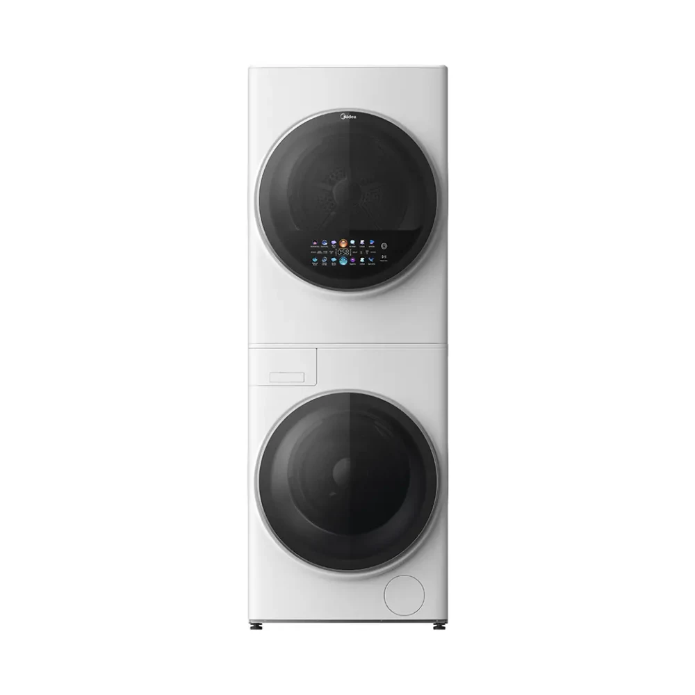 Midea ML19F100D80W Washer & Heat Pump Dryer Set