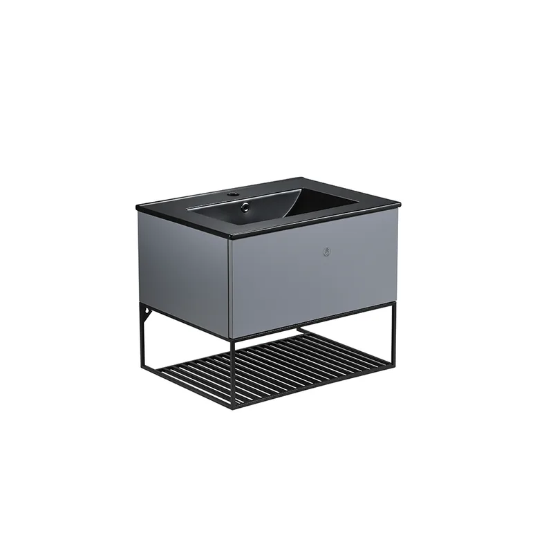 Press-To-Open Vanity Cabinet 60cm | Insert Basin