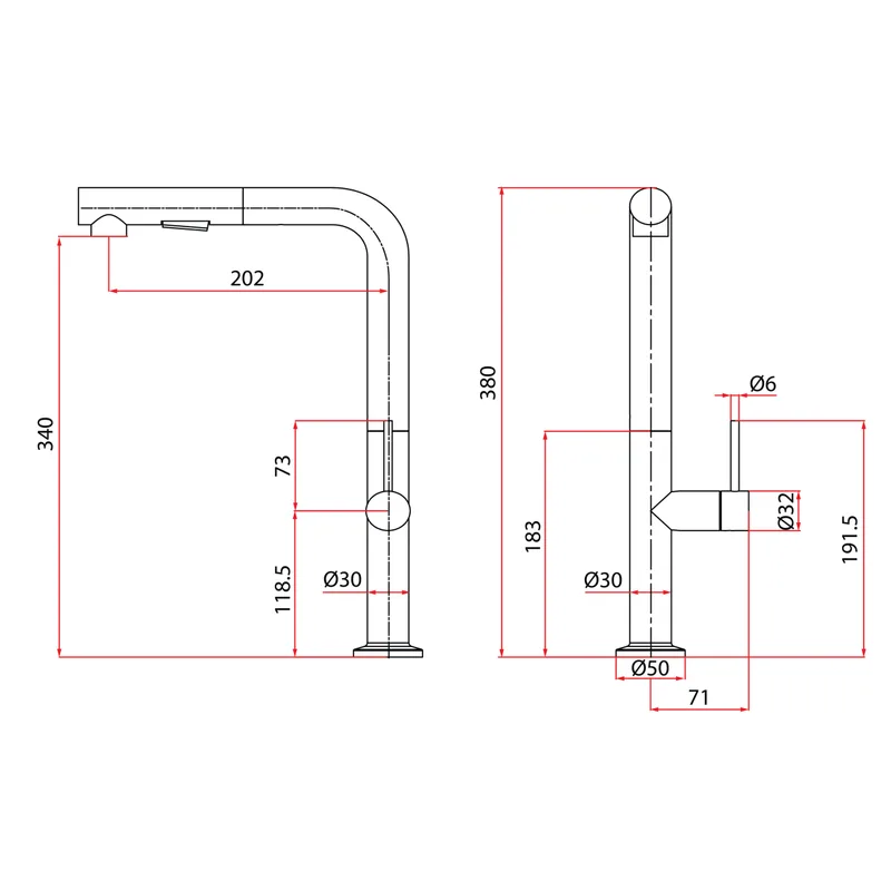INOX 7744PS BK