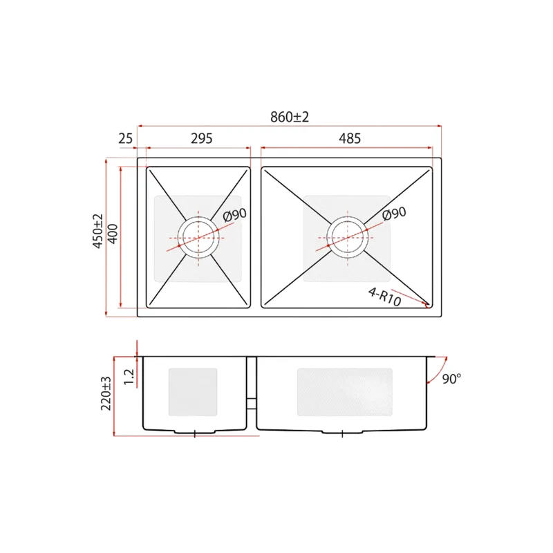 KNX 860-86U-SS (STONE)