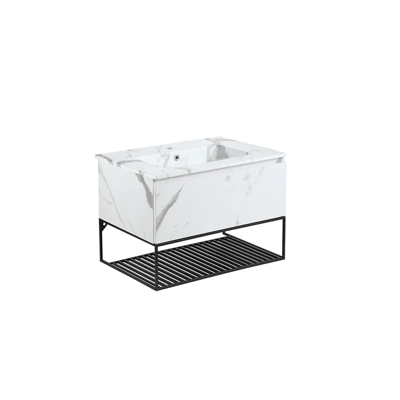 Pull-To-Open Vanity Cabinet 60cm | Insert Basin