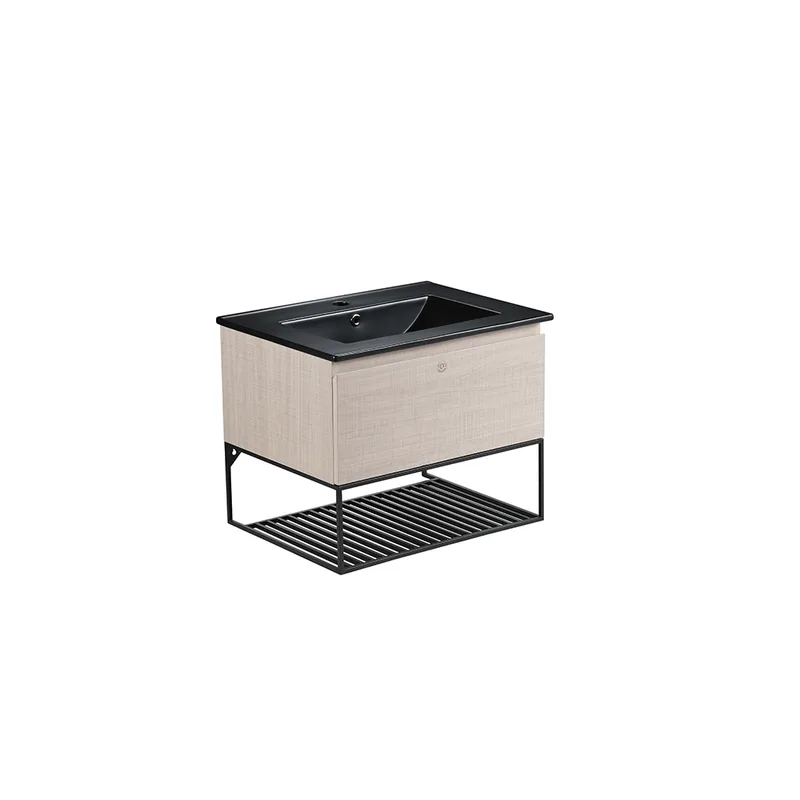 Pull-To-Open Vanity Cabinet 60cm | Insert Basin