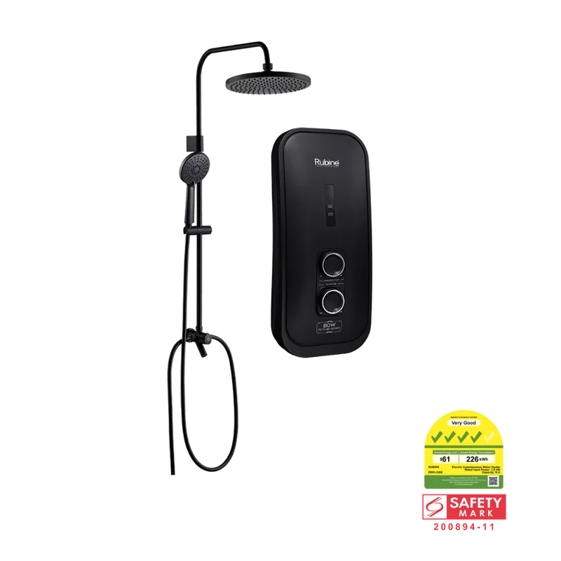 RWH-3388BHP (Full Black Rainshower)