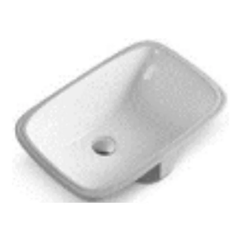 Vera D.015 Undermount ceramic basin (Glossy White)