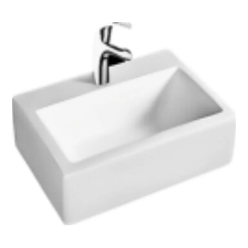 Vera D.055 Ceramic countertop basin (Glossy White)