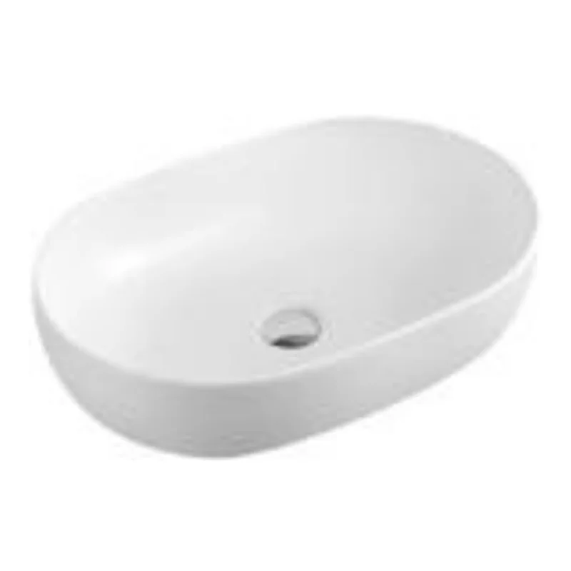 Vera D.103 Ceramic countertop basin (Glossy White)