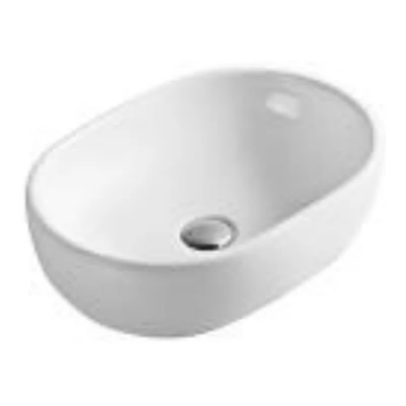 Vera D.103S Ceramic countertop basin (Glossy White)