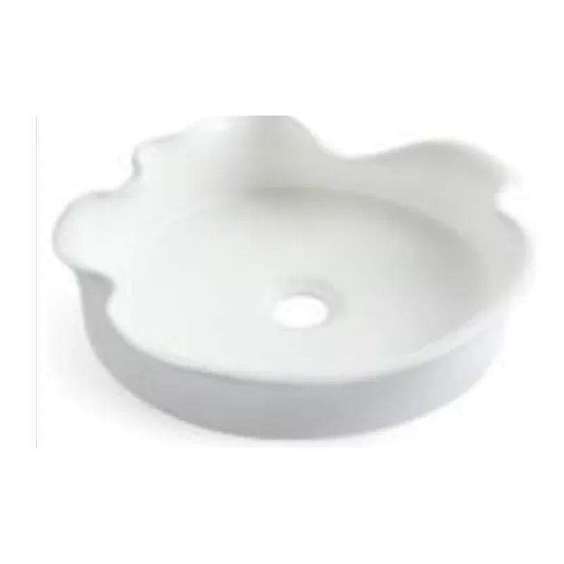 Vera D.140 Ceramic countertop basin (Glossy White)
