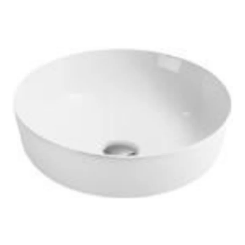 Vera D.154 Ceramic countertop basin (Glossy White)