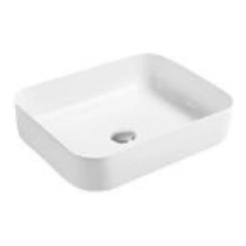 Vera D.172 Ceramic countertop basin (Glossy White)