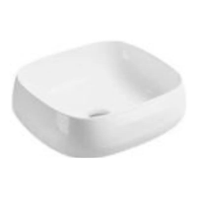 Vera D.440 Ceramic countertop basin (Glossy White)