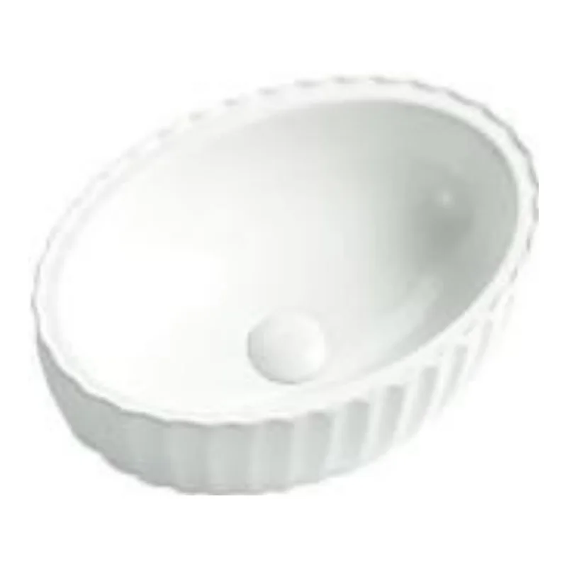 Vera D.541A Ceramic countertop basin (White)