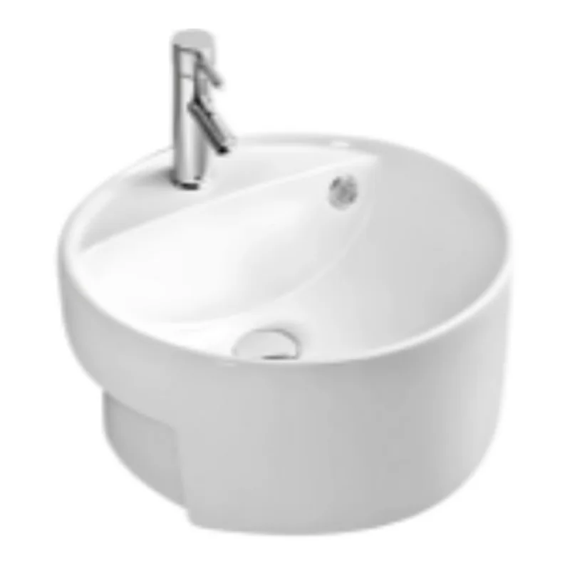 Vera D.7041S Ceramic countertop basin (Glossy White)