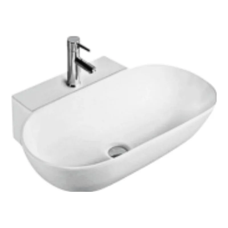 Vera D.7777 Ceramic countertop basin (Glossy White)