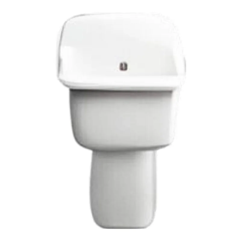 Vera D.9301 Ceramic basin with pedestal (Glossy White)