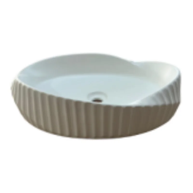 Vera DB.2505MW Design Console Basin with Matching Ceramic Pop-Up Waste (Matte White)