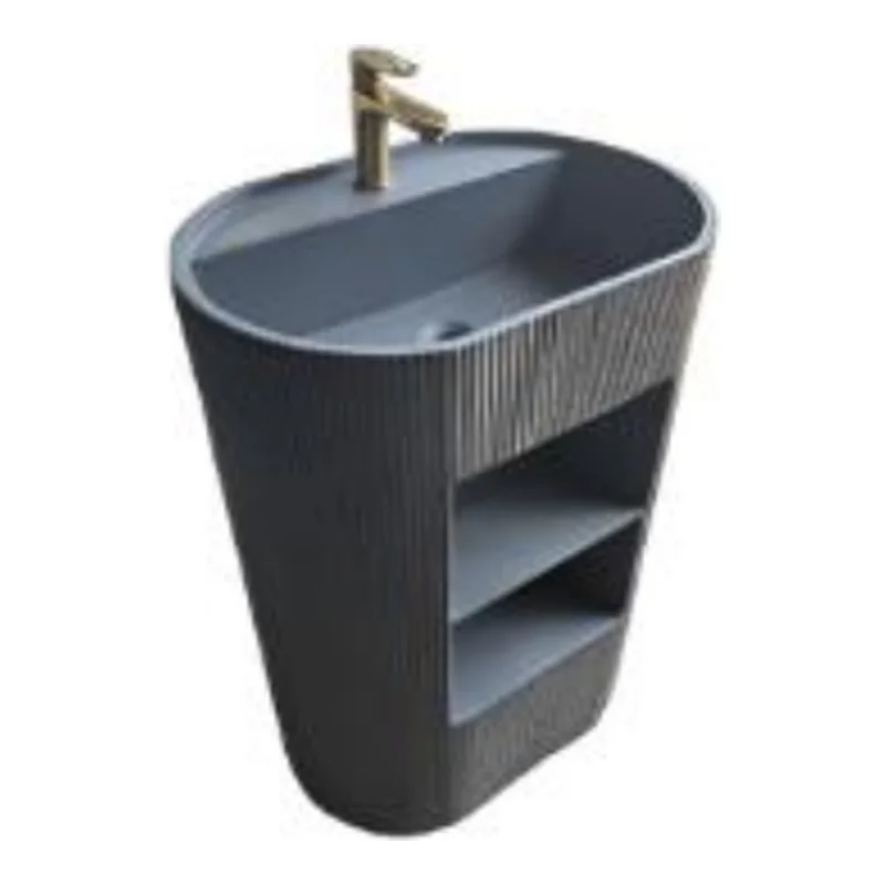 Vera DCB.457-MG Freestanding Basin (Matte Grey)