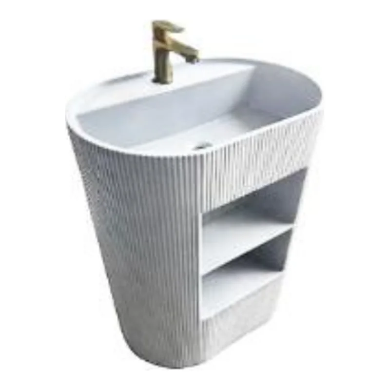 Vera DCB.457-MW Freestanding Basin (Matte White)