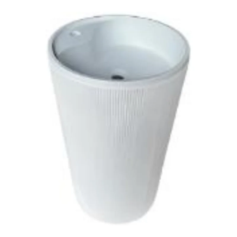 Vera DCB.458-MW Freestanding Basin (Matte White)