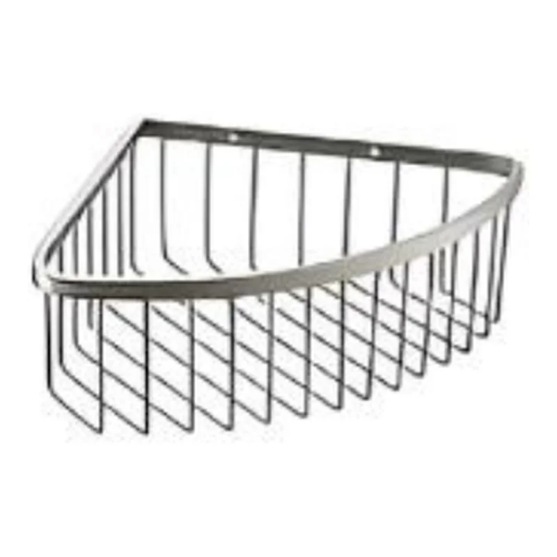Vera VA.1008CB-BN Single Corner Basket (Grill Base) — Brush Nickel (Matte)