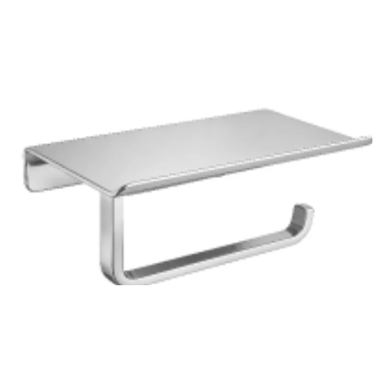 Vera VA.2003-BN Toilet Paper Holder with Plate — Brush Nickel (Matte)