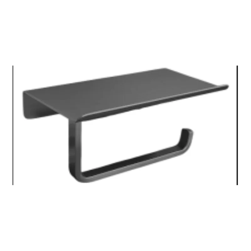 Vera VA.2003-BN Toilet Paper Holder with Plate — Brush Nickel (Matte)