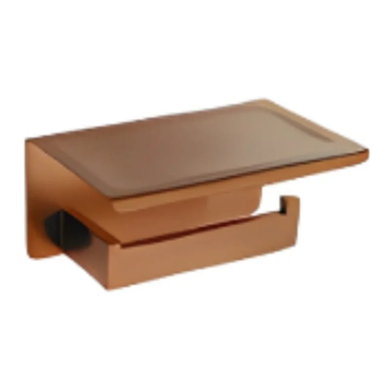 Vera VA.2005F-BN Toilet Paper Holder with Plate — Brush Nickel (Matte)