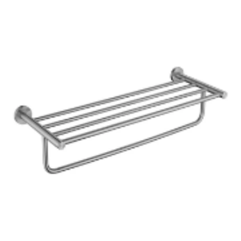 Vera VA.2010J-BN Towel Rack — Brush Nickel (Matte)