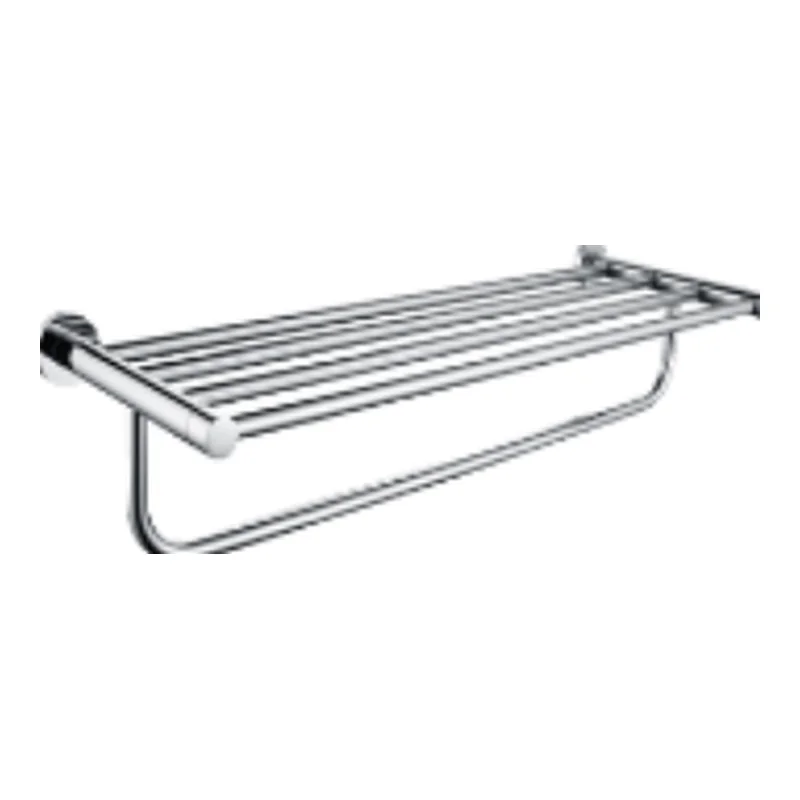 Vera VA.2010J-BN Towel Rack — Brush Nickel (Matte)