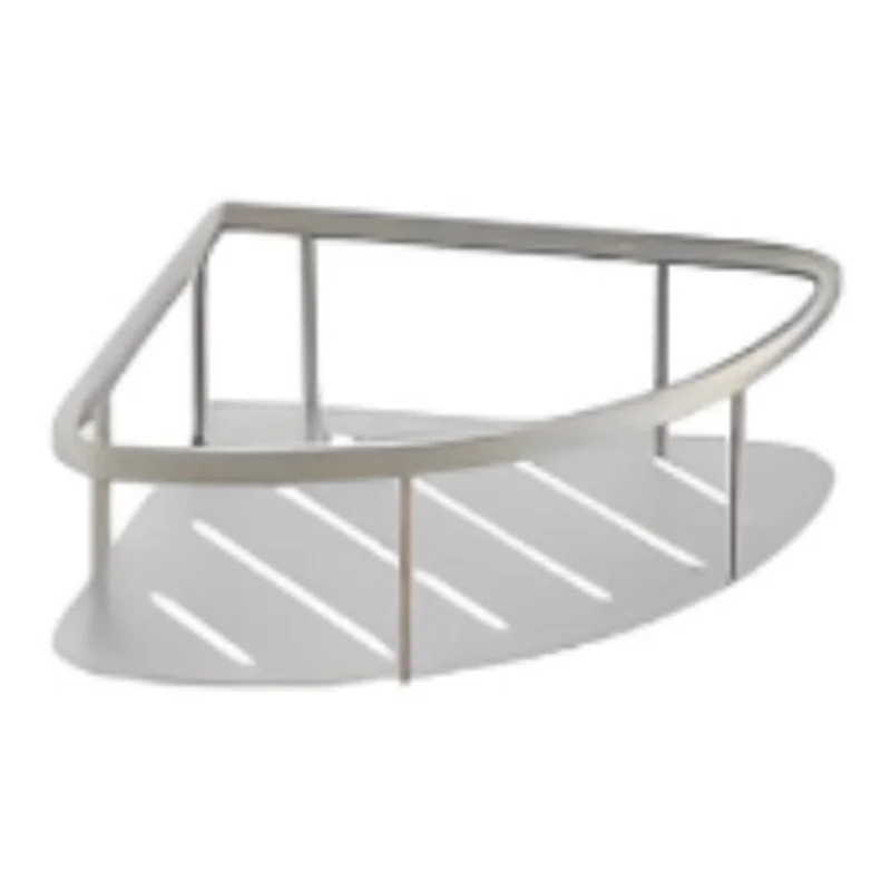 Vera VA.2018J-BN Single Corner Basket (Flat Base) — Brush Nickel (Matte)