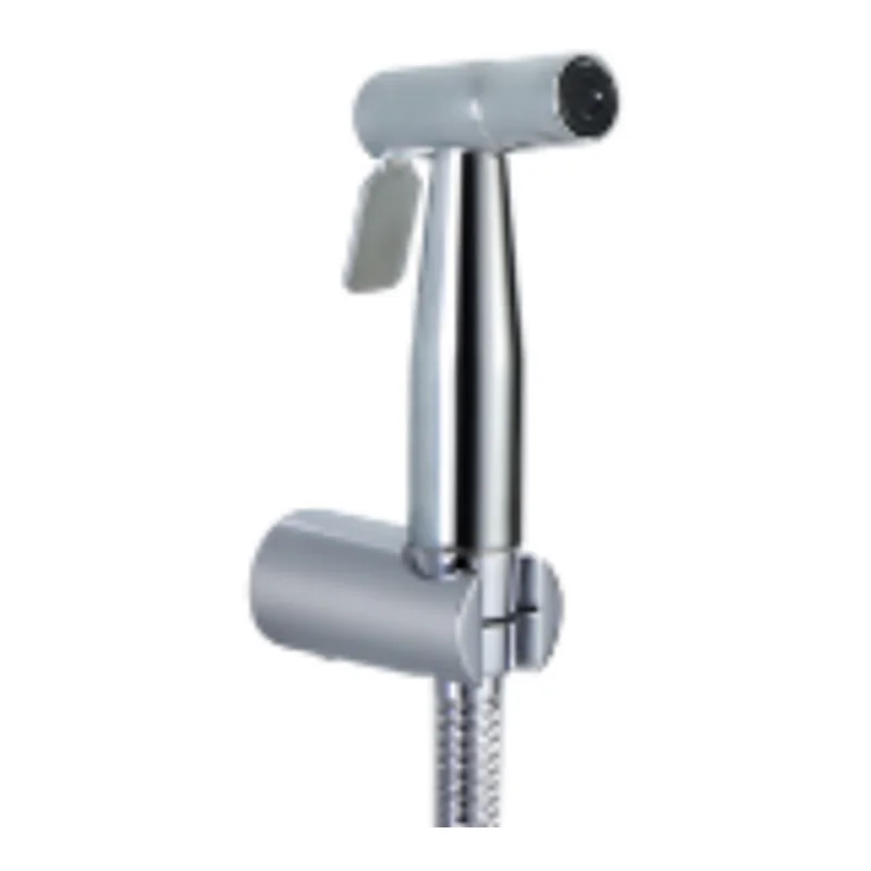 Vera VA.2019J-BN DUAL MODE Bidet Spray Gun Set (1.2m PVC Hose, Brass Spray Gun, Holder Only) — Brush Nickel (Matte)