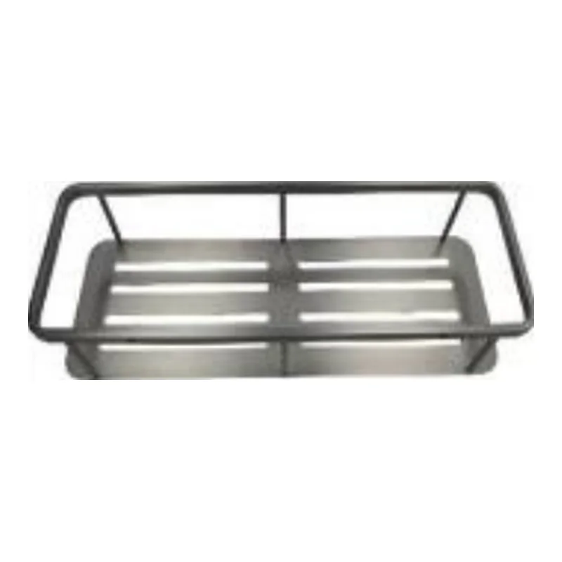Vera VA.2030J-BN Single Corner Basket (Flat Base) 400mm — Brush Nickel (Matte)