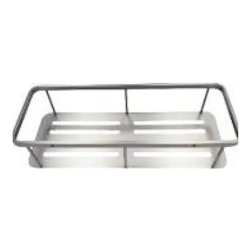 Vera VA.2030J-BN Single Corner Basket (Flat Base) 400mm — Brush Nickel (Matte)
