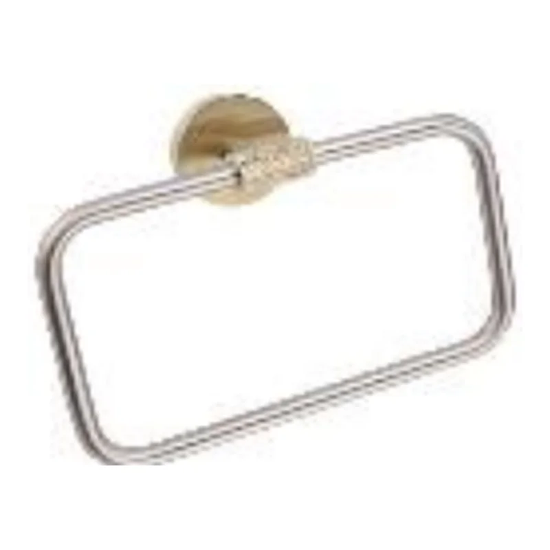Vera VA.3106BNG Face Towel Bar (Brush Nickel + Matte Gold)
